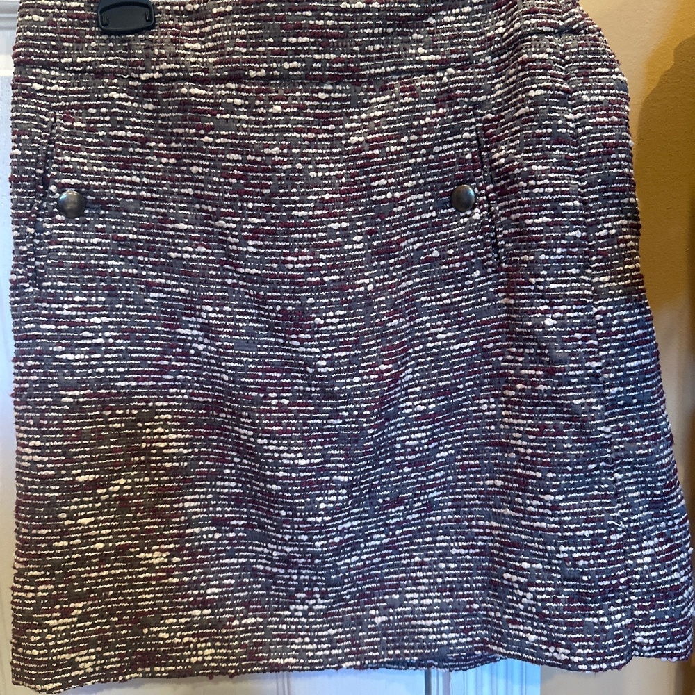 Loft Burgundy/white/grey mini